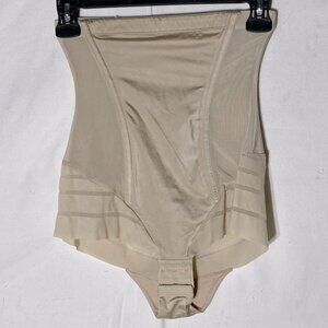 5/$25 Maidenform beige shapewear panties S